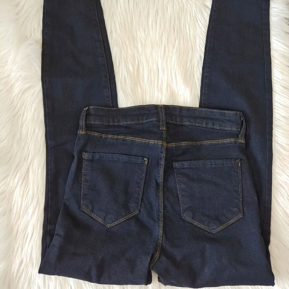 L'agence Margot high rise skinny jeans Midnight dark blue indigo size 24 - Picture 9 of 13